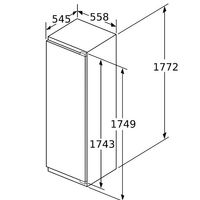 Miniatura 4 de CONGELADOR VERTICAL INTEGRABLE BALAY 3GIF737F SIN NOFROST F ALTO 177 CM 211 LITROS
