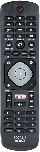 DCU Advance Tecnologic 30901040 mando a distancia IR inalámbrico TV Botones