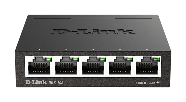 5-PORT 10/100/1000 GIGABIT METAL HOUSING DESKTOP SWIT CH
