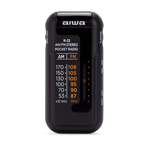 RADIO-FORMATO-MINI-AIWA-R-22BK-AM-FM-HYPERBASS-COLOR-NEGRO