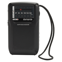 Miniatura 1 de RADIO FORMATO MINI AIWA RS-33 BLACK POCKET ALTAVOZ INTEGRADO SISTEMA ETS ANALOGICO
