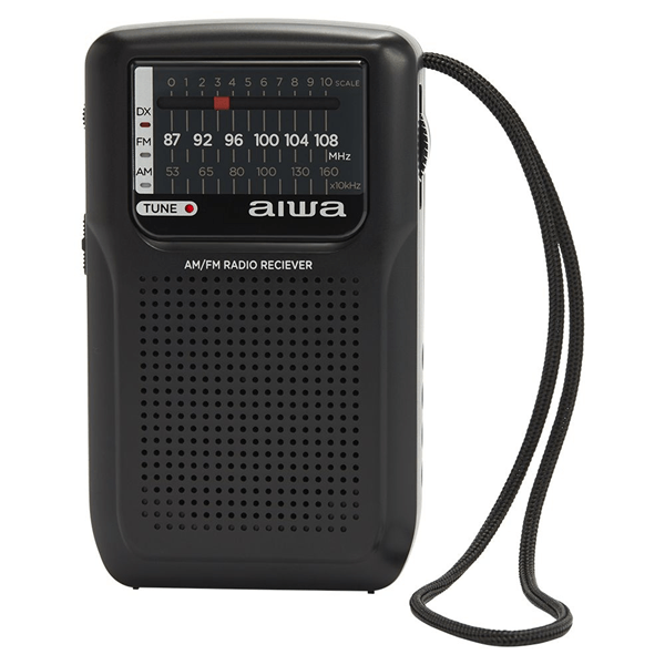 RADIO FORMATO MINI AIWA RS-33 BLACK POCKET ALTAVOZ INTEGRADO SISTEMA ETS ANALOGICO