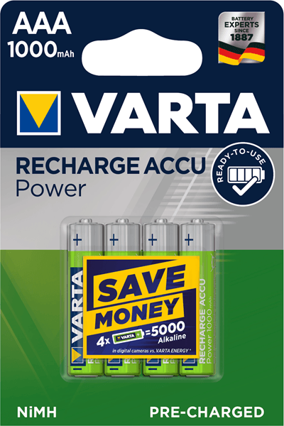 BLX4 AAA 1000MAH VARTA