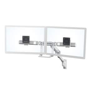 HX-WALL-DUAL-MONITOR-ARM-WHITE