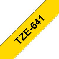 Miniatura 4 de TZE-641 LAMINATED TAPE 18MM 8M BLACK ON YELL OW