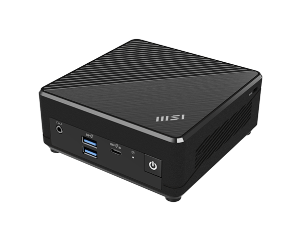 barebone msi cubi n adl-008beu core intel n200 hasta 3.7ghz  freedos  preto