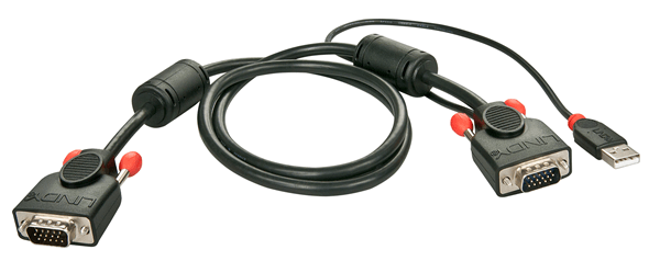 KVM SYSTEM CABLE KVM SWITCH COMBO SERIES USB 1M