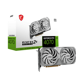 TARJETA-GRAFICA-MSI-NVIDIA-RTX-4070-VENTUS-2X-OC-|-12GB-|-GDDR6X-|-WHITE