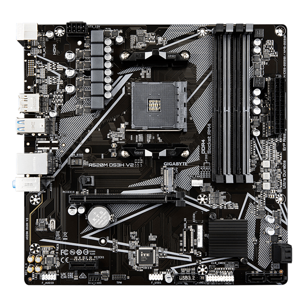 gigabyte amd  a520m ds3h v2 (rev. 1.0) socket am4