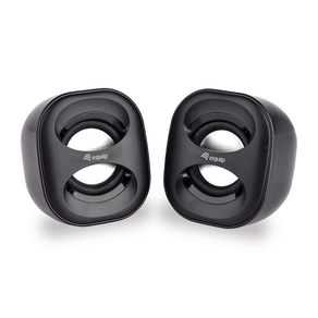 ALTAVOCES 2.0 EQUIP LIFE MINI  6W RMS COLOR NEGRO JACK 3.5