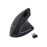 Miniatura 1 de RATON  WIRELESS ERGONOMICO 2 BOTONES 1600DPI EQUIP LIFE  COLOR NEGRO