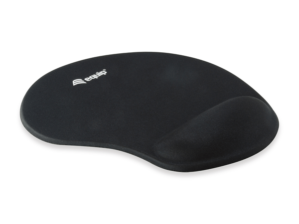 alfombrilla de gel para mouse equip life color negro