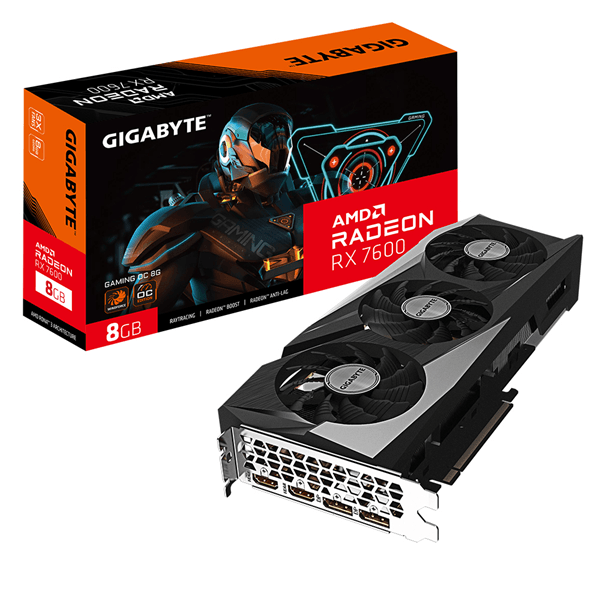 gigabyte amd radeon rx 7600 8gb gddr6 hdmi dport