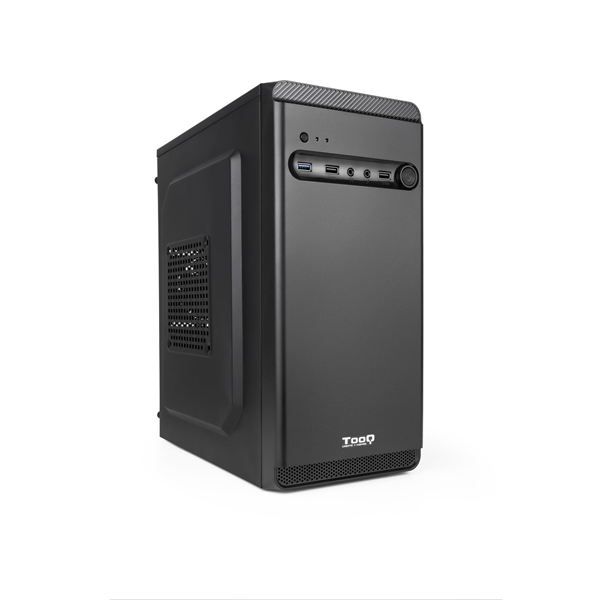 tooq  caja minitorre micro-atx negra  negro