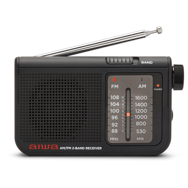 RADIO FORMATO POCKET AIWA RS-55 BLACK SINTONIZADOR ANALOGICO ALTAVOZ INTEGRADO Y JACK 3.5mm