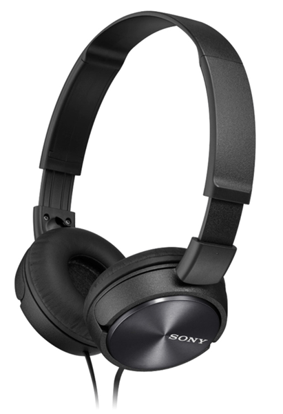 HEADSET SONY MDR-ZX310AP COMPACTOS MICROFONO INTEGRADO CABLE 1.2m CONEXION JACK 3.5 CON CONTROL REMOTO COLOR NEGRO