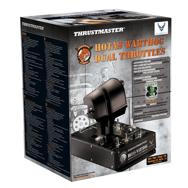 thrustmaster mando de potencia hotas warthog dual throttle - pc
