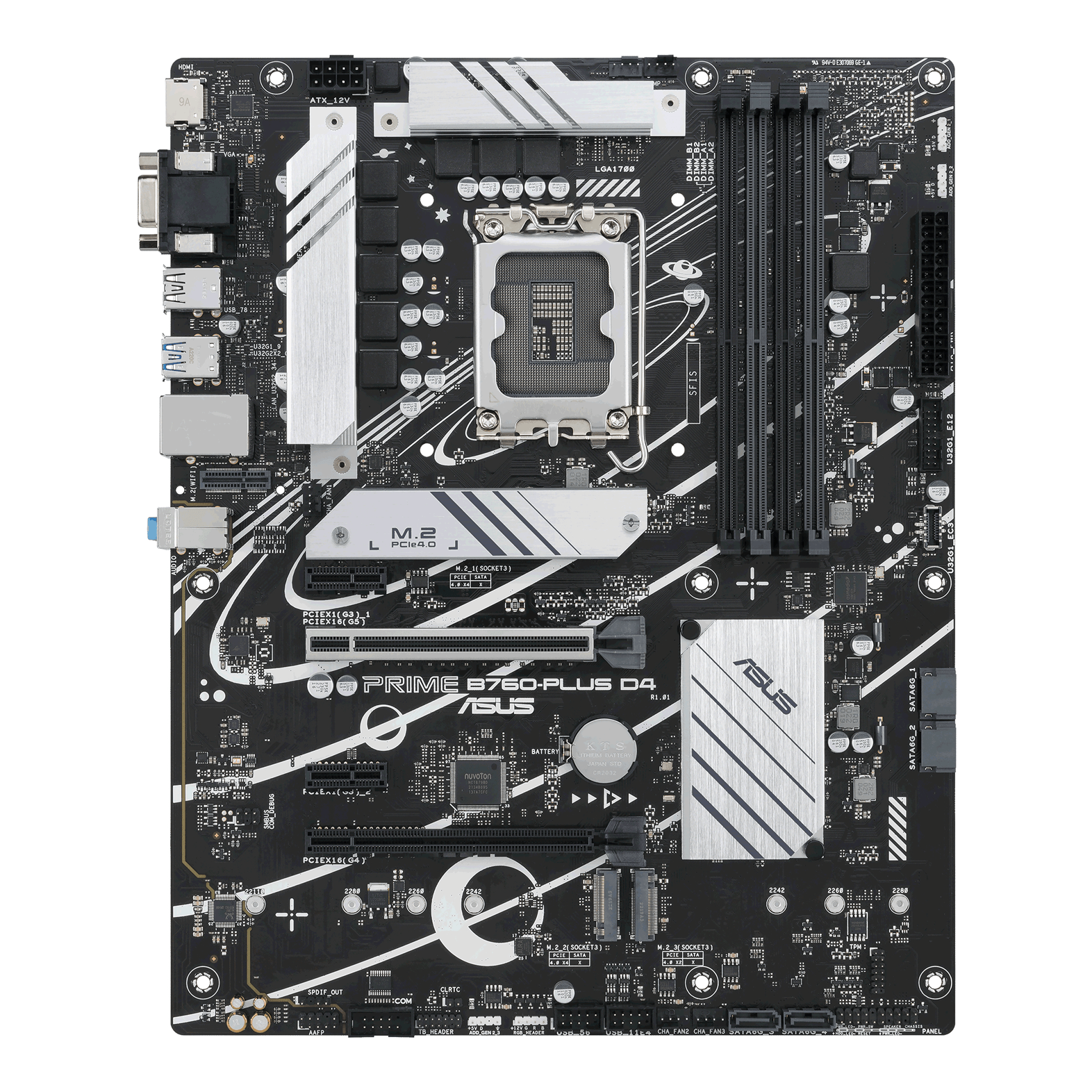 asus intel  prime b760-plus d4 lga 1700