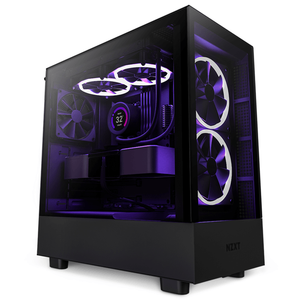 torre gaming nzxt h5 elite | atx | negra
