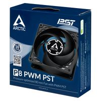 Miniatura 7 de VENTILADOR 8CM ARCTIC P8 PWM PST NEGRO