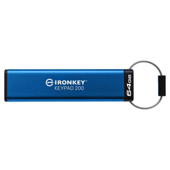 64GB IRONKEY KEYPAD 200 AES-256 ENCRYP FIPS 140-3 LVL 3(PENDIN G)
