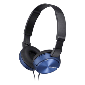 HEADSET SONY MDR-ZX310AP  COMPACTOS MICROFONO INTEGRADO CABLE 1.2m CONEXION JACK 3.5 CON CONTROL REMOTO COLOR NEGRO