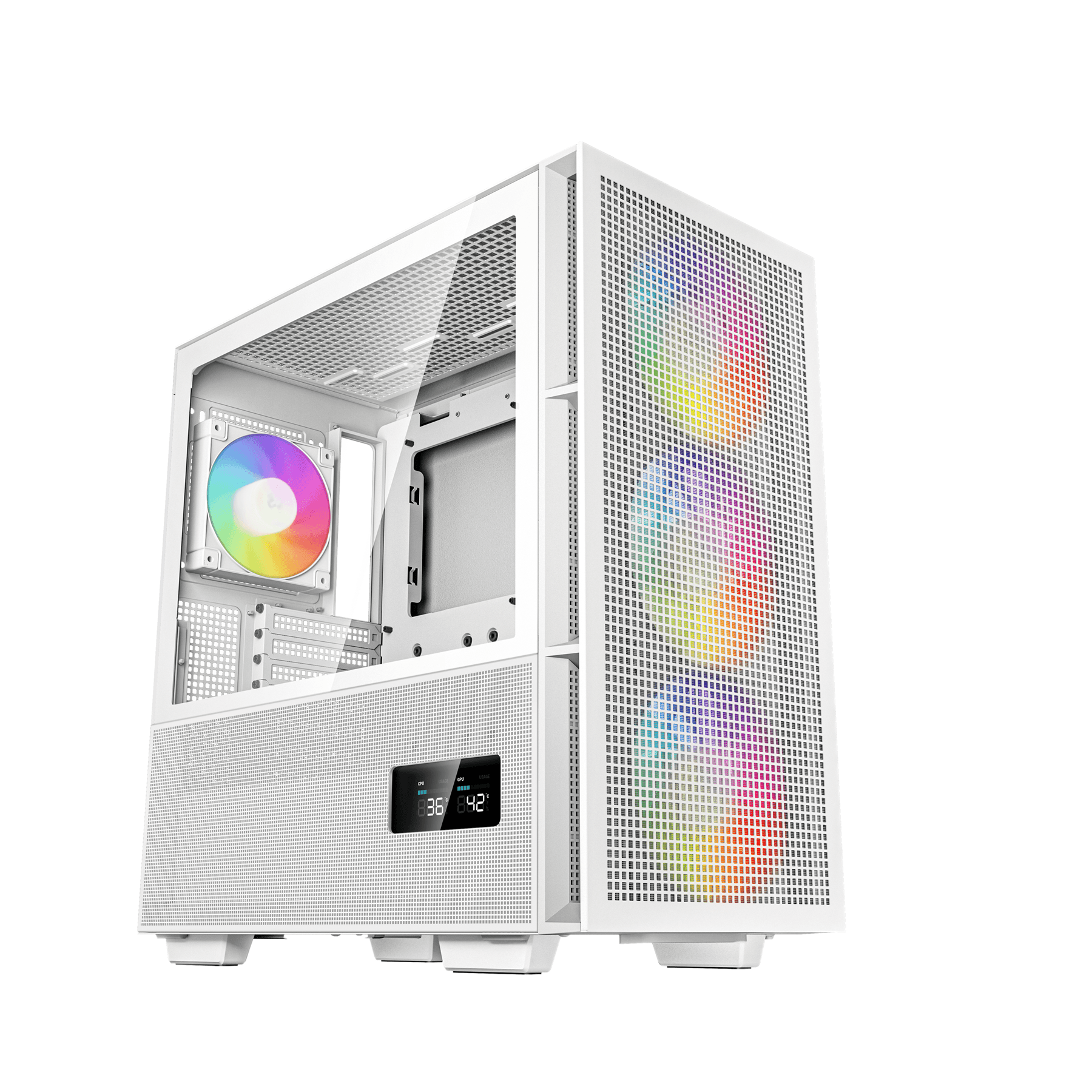deepcool  ch560 digital wh rgb blanco