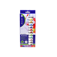 Miniatura 1 de SET ACUARELAS TUBOS 12 COLORES X 12 ML BISMARK 327024