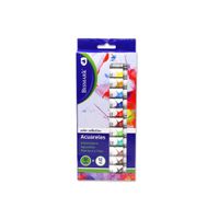 Miniatura 2 de SET ACUARELAS TUBOS 12 COLORES X 12 ML BISMARK 327024