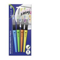 Miniatura 2 de SET 4 ROTULADORES LETTERING PUNTA PINCEL BISMARK 328354