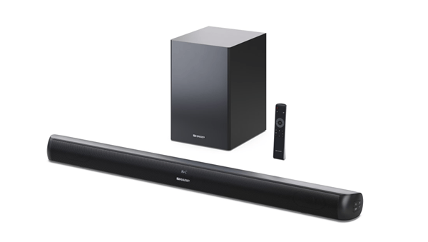 SHARP HT-SBW202 SOUNDBAR 2.1 CON SUBWOOFER INALAMBRICO, 200 W, BLUETOOTH, AUX, HDMI ARC/CEC