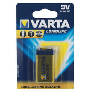 Pila alcalina transistor 9V