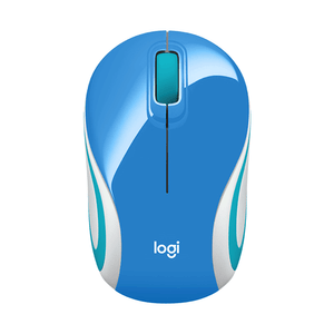 RATON LOGITECH INALAMBRICO MINI M187 AZUL