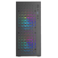 CAJA COMPACTA MICROATX MARS GAMING MC-CORE BLACK FRONTAL METAL-MESH CON 2 VENTILADORES FRGB 120mm VENTANA LATERAL COMPLETA SIN FUENTE DE ALIENTACION