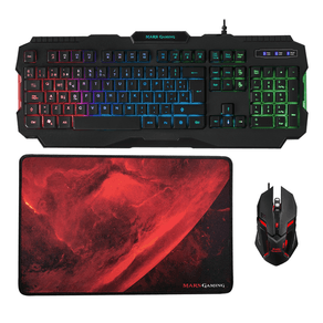 PACK TECLADO + RATON MARS GAMING MCP118 RGB