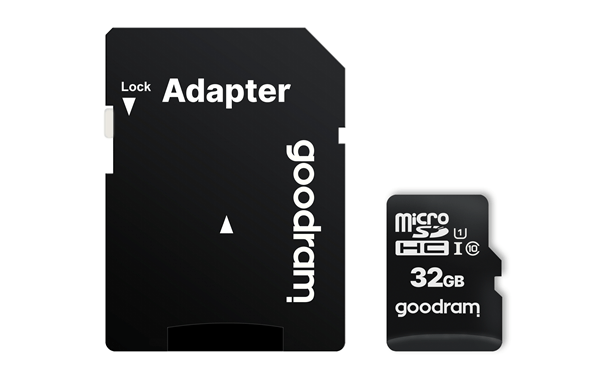MEMORIA 32GB MICRO SDHC GOODRAM UHS-I CLASS 10 + ADAPTADOR