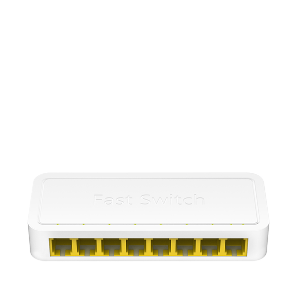 SWITCH 8 PUERTOS 10/100 CUDY FS108D BLANCO