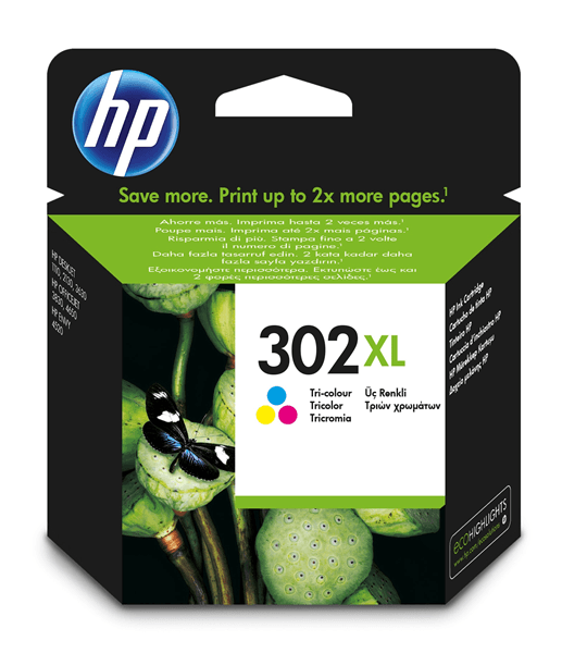 cartucho de tinta hp 302xl tricolor
