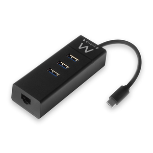 HUB-4-PUERTOS-USB-3.1-EWENT-EW1141-USB-C--3-USB-3.1---1-RJ45-