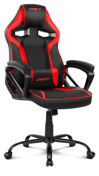 silla gaming drift dr50 negro rojo
