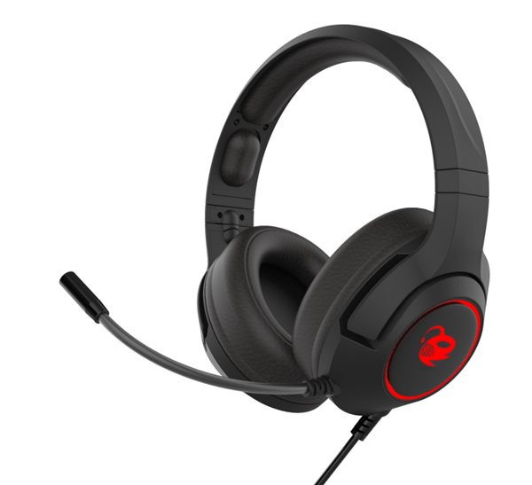 AURICULARES + MICRO COOLBOX DEEPCHROMA GAMING NEGRO RGB