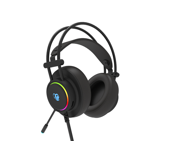 auriculares + micro coolbox deeplighting gaming negro