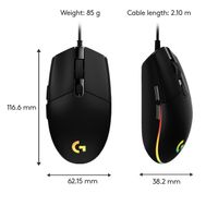 Miniatura 9 de RATON GAMING LOGITECH G203 LIGHTSYNC - NEGRO