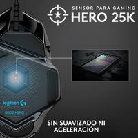 Miniatura 15 de RATON GAMING LOGITECH G502 HERO | HIGH PERFORMANCE | 16000DPI
