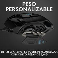 Miniatura 16 de RATON GAMING LOGITECH G502 HERO | HIGH PERFORMANCE | 16000DPI