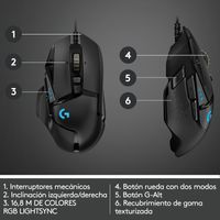 Miniatura 18 de RATON GAMING LOGITECH G502 HERO | HIGH PERFORMANCE | 16000DPI