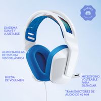 Miniatura 17 de AURICULARES GAMING LOGITECH G335 - BLANCO