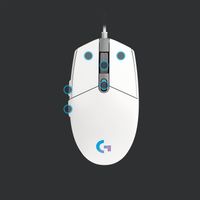 Miniatura 5 de RATON GAMING LOGITECH G203 LIGHTSYNC - BLANCO