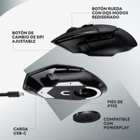 Miniatura 6 de RATON INALAMBRICO GAMING LOGITECH G G502 X LIGHTSPEED - NEGRO