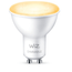 BOMBILLA-WIZ-WHITE-DICROICA-|-50W-|-GU10-|-INTENSIDAD-27k-|-BT---WI-FI